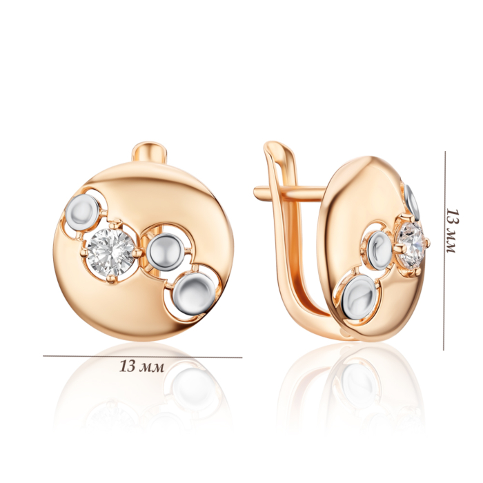 Золотые серьги. Артикул 23936/01/1/53