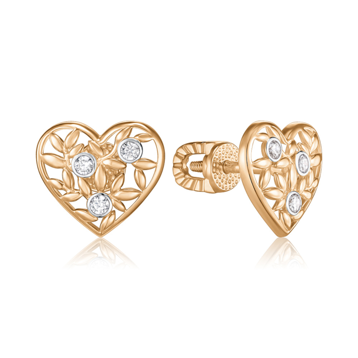 Золоті сережки. Артикул 23946/01/1/3