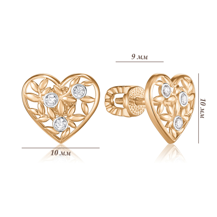 Золоті сережки. Артикул 23946/01/1/3