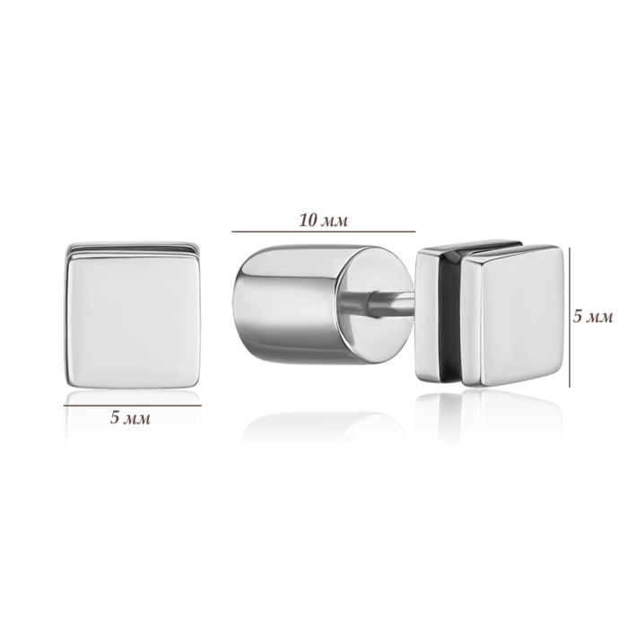Золоті сережки з емаллю. Артикул 23961/02/1/389