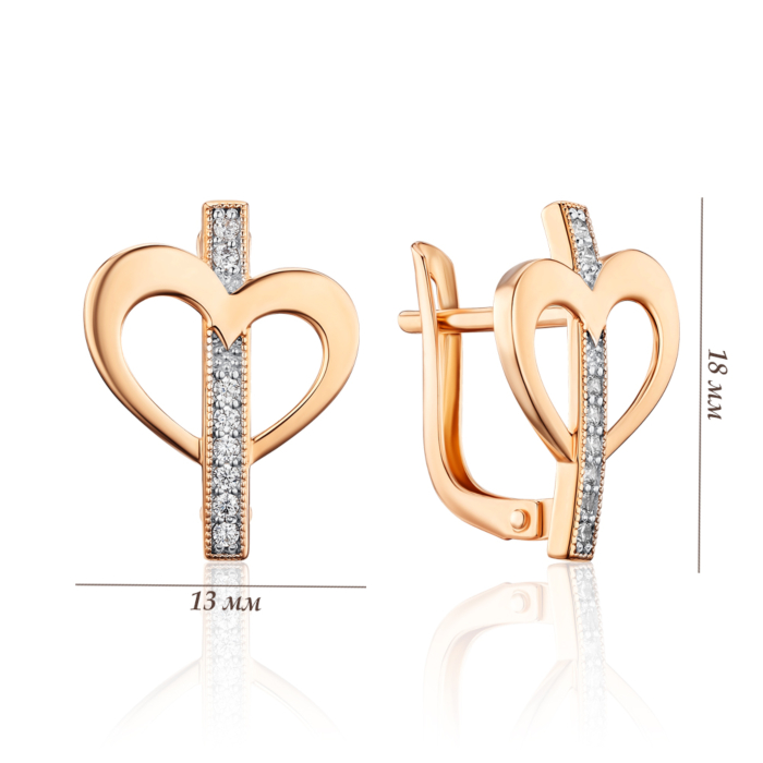 Золоті сережки. Артикул 23971/01/1/13