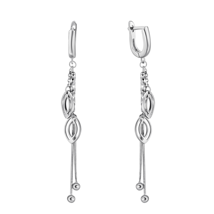 Серебряные серьги-подвески. Артикул UG52E22277