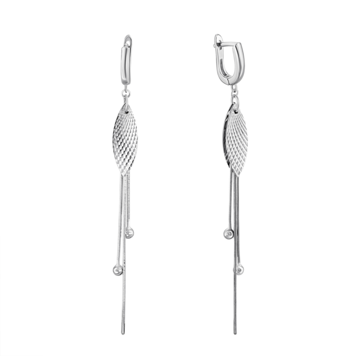 Серебряные серьги-подвески. Артикул UG52E10259