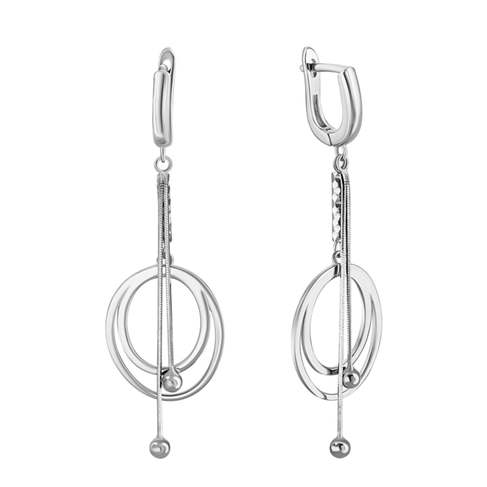 Серебряные серьги-подвески. Артикул UG52E13335
