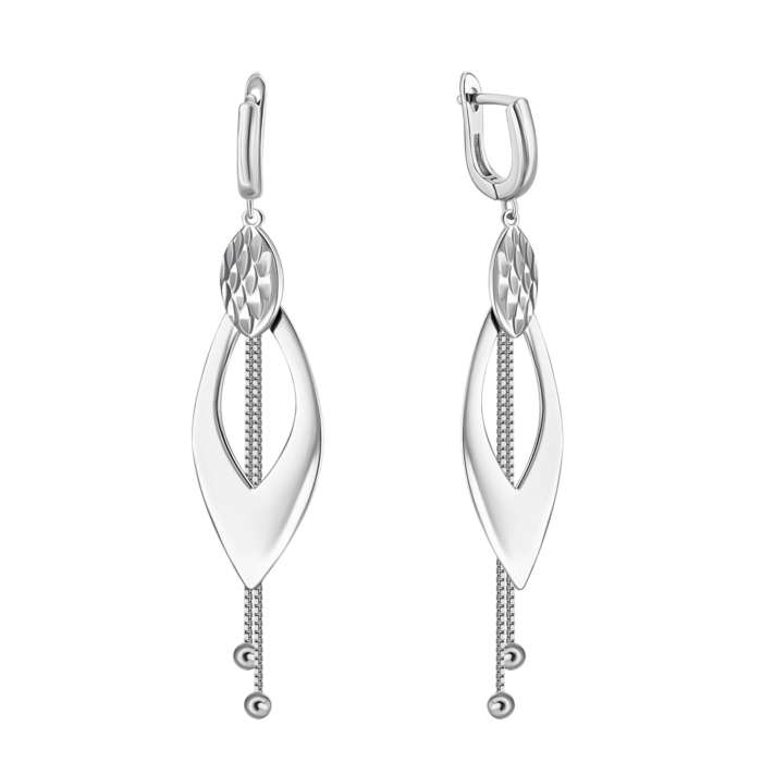 Серебряные серьги-подвески. Артикул UG52E17107