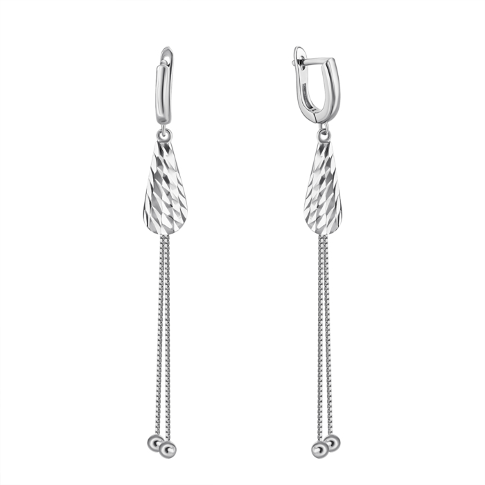 Серебряные серьги-подвески. Артикул UG52E23821