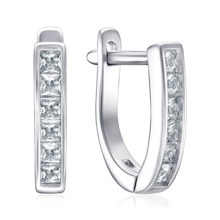 Срібні сережки. Артикул 2E29869-E/12/1