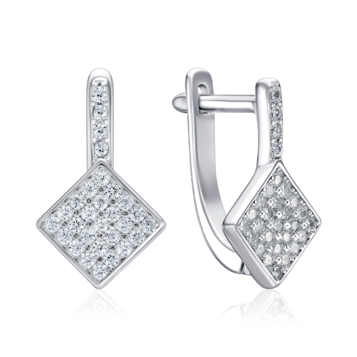Серебряные серьги. Артикул 2E29892-E/12/1