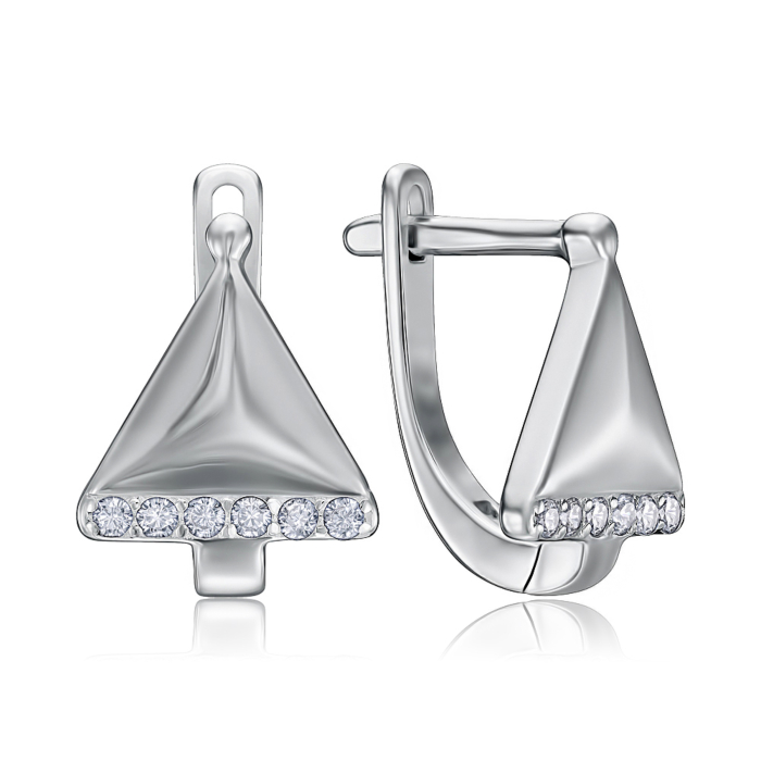 Срібні сережки. Артикул 2E29893-E/12/1