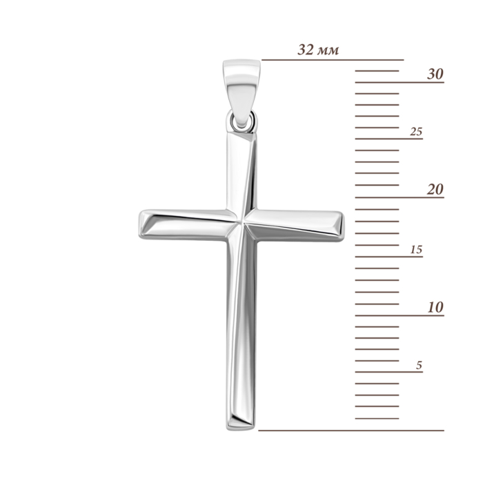 Срібний хрестик. Артикул UG52P17994