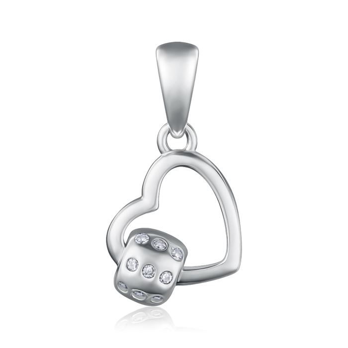 Срібна підвіска. Артикул 2P21000-P/12/1