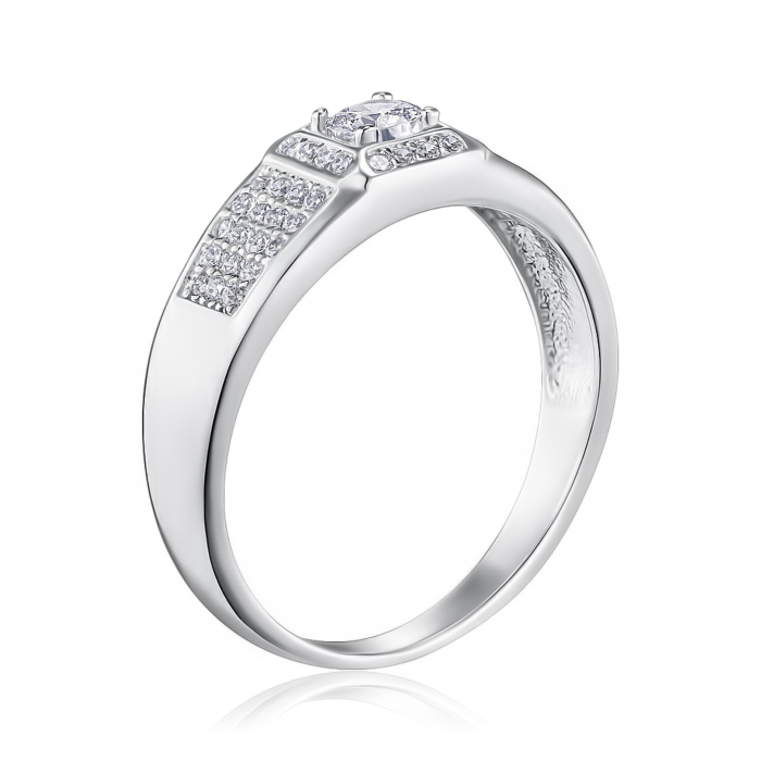 Серебряная печатка. Артикул 2R14116-R/12/1