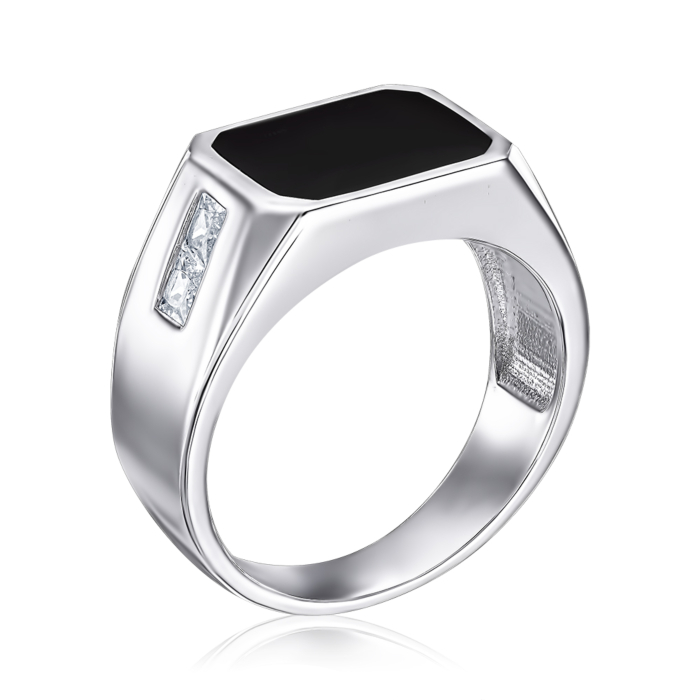 Серебряная печатка. Артикул 2R24474-R/12/627