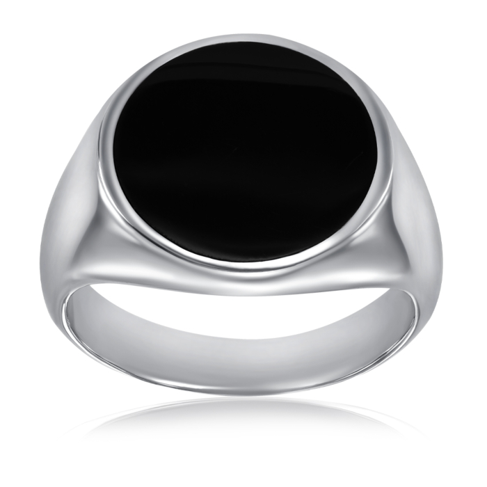 Серебряная печатка. Артикул 2R24506-R/12/389