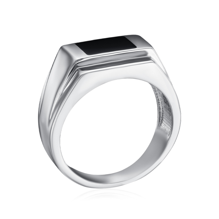 Серебряное кольцо с эмалью. Артикул 2R24549-R/12/389