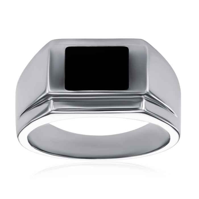 Серебряное кольцо с эмалью. Артикул 2R24549-R/12/389