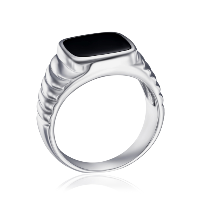 Срібна печатка з емаллю. Артикул 2R24551-R/12/389