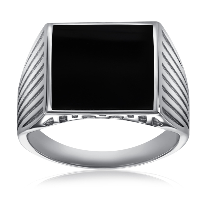 Серебряная печатка. Артикул 2R28625-R/12/389