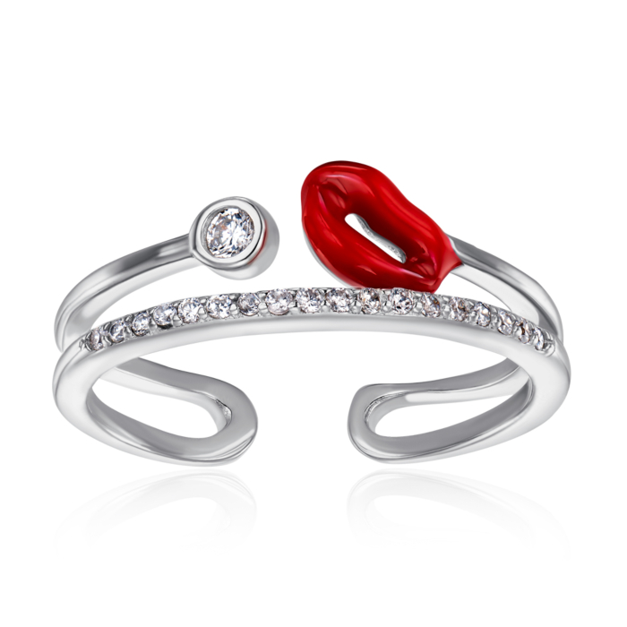 Серебряное кольцо с фианитами. Артикул 2R33717-R/12/1715