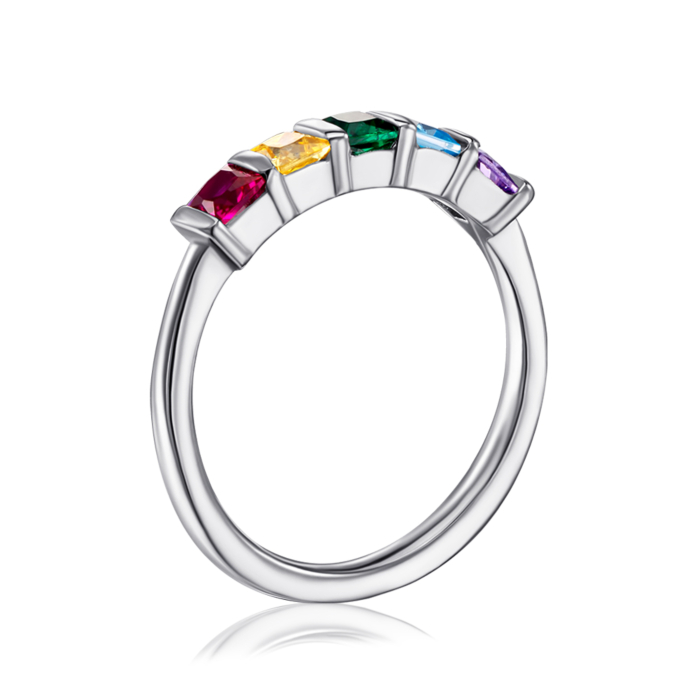 Срібна каблучка з фіанітами. Артикул 2R33775-R/12/3535