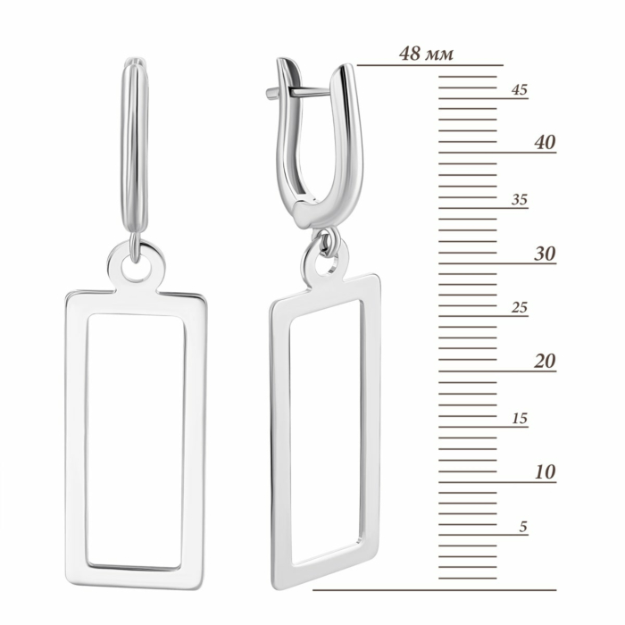 Серебряные серьги-подвески. Артикул UG52SME-01750-1