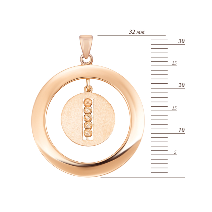 Золота підвіска. Артикул UG53/51/042