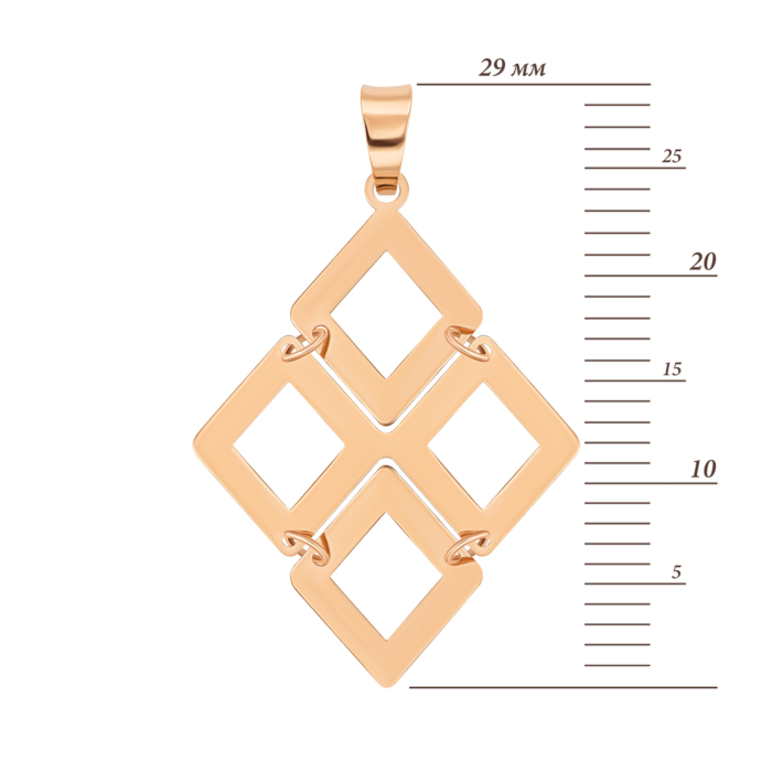 Золота підвіска. Артикул UG53/51/054