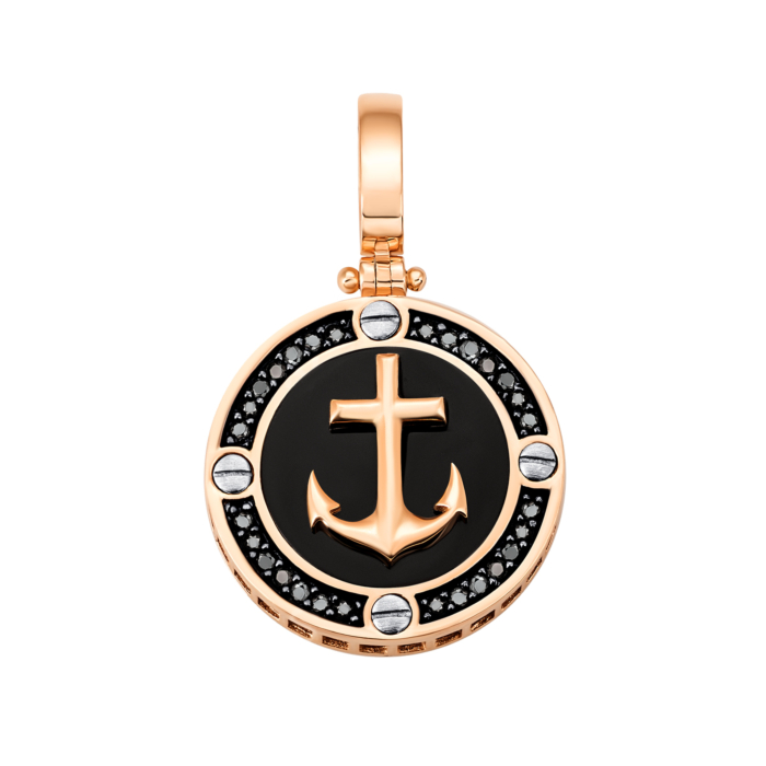 Золота підвіска з фіанітами. Артикул UG53/51/064