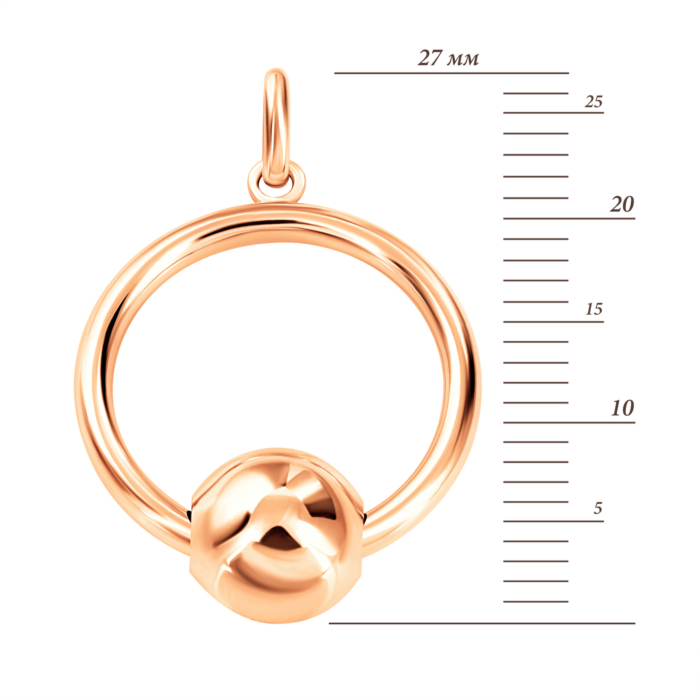 Золота підвіска. Артикул UG53/51/074