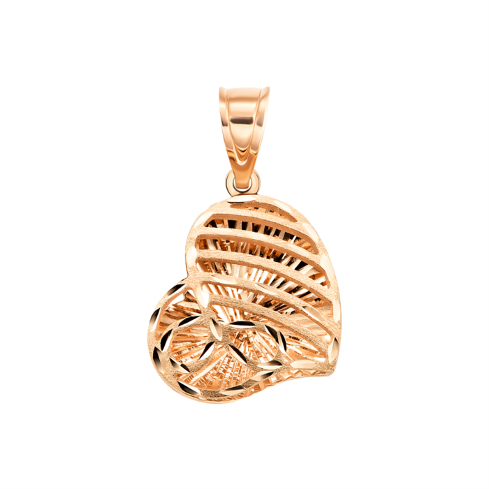 Золота підвіска Серце. Артикул UG53/51/095