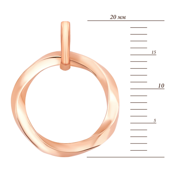 Золота підвіска. Артикул UG53/51/101