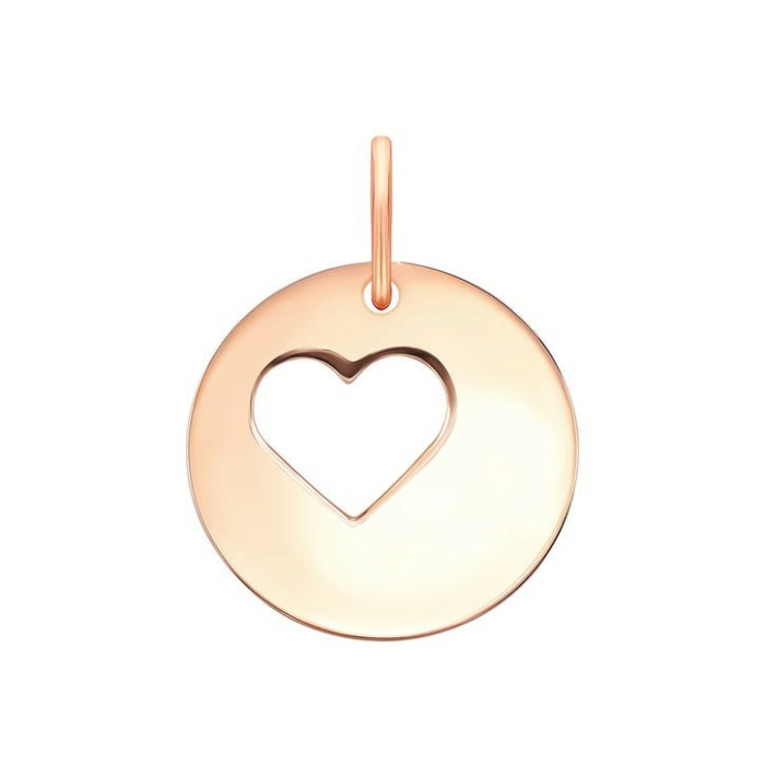 Золота підвіска Серце. Артикул UG5300037/01/00/0