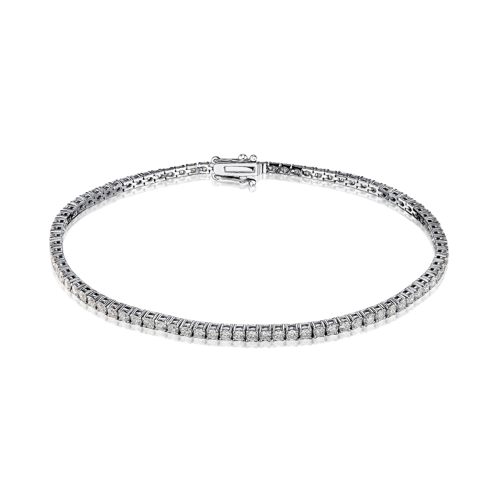 Золотой браслет с экобриллиантами. Артикул 3006-L/02/1/11914