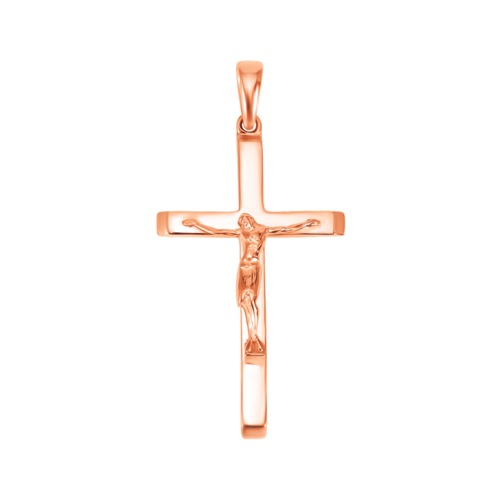 Золотий хрестик. Розп'яття Христове. Артикул UG5300979910101