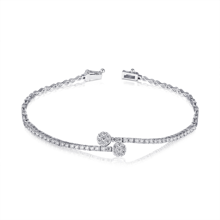 Золотой браслет с бриллиантами 3016/02/1/8045