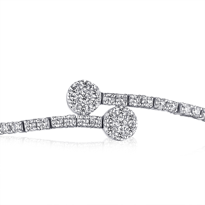 Золотий браслет з діамантами 3016/02/1/8045