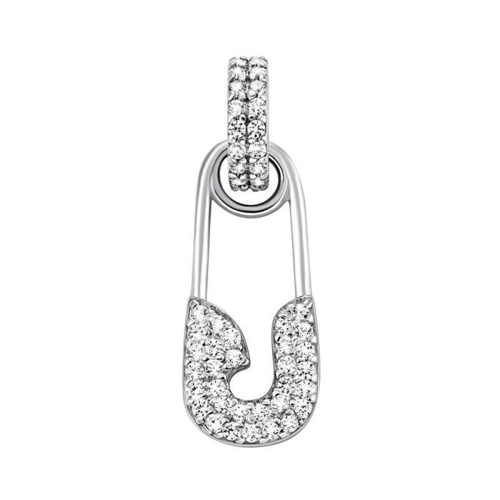 Срібна підвіска з фіанітами. Артикул UG582822