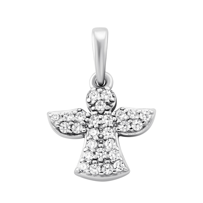 Срібна підвіска з фіанітами. Артикул UG530197