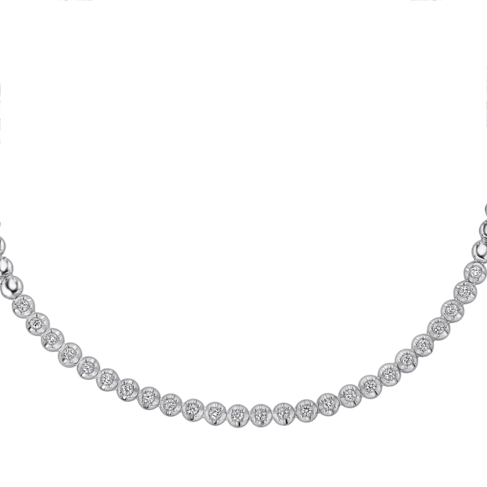 Золотий браслет з діамантами. Артикул 3025/02/1/8155