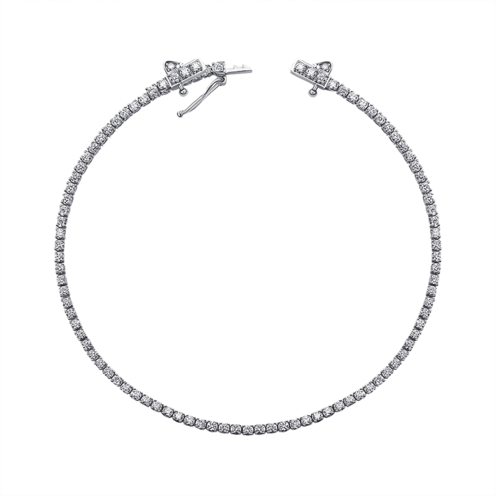 Золотий браслет з діамантами. Артикул 3028/02/1/8155