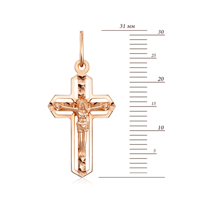 Золотий хрестик. Артикул 30351-6/01/2