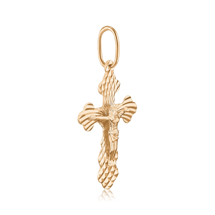 Золотий хрестик без вставки 30368-17/01/2