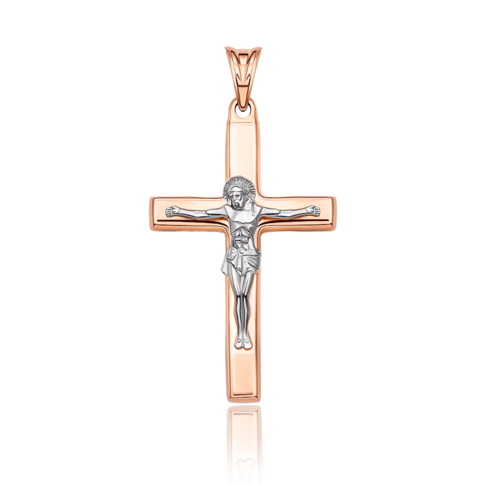 Золотий хрестик без вставки. Артикул 30392-1/01/1 (30392/1)