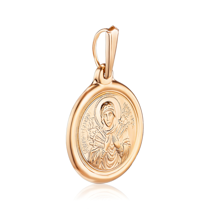 Золотая подвеска-ладанка. Артикул 30425/11