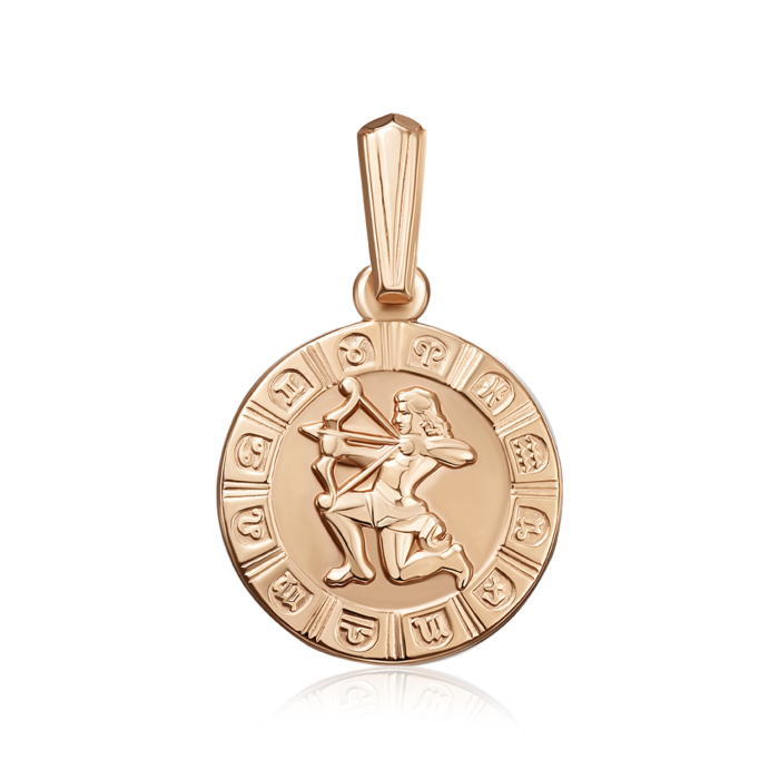 Золота підвіска «Стрілець». Артикул 30503/ст