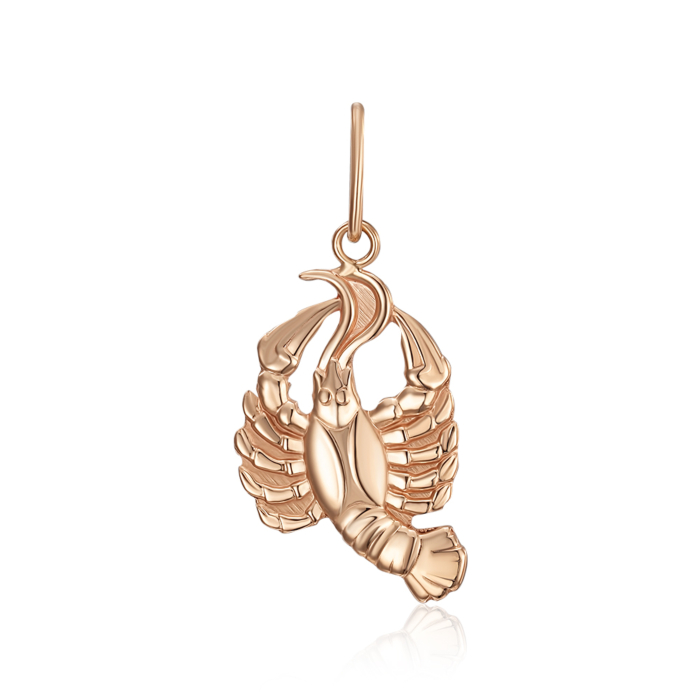 Золота підвіска Рак. Артикул 30509-4/01/0