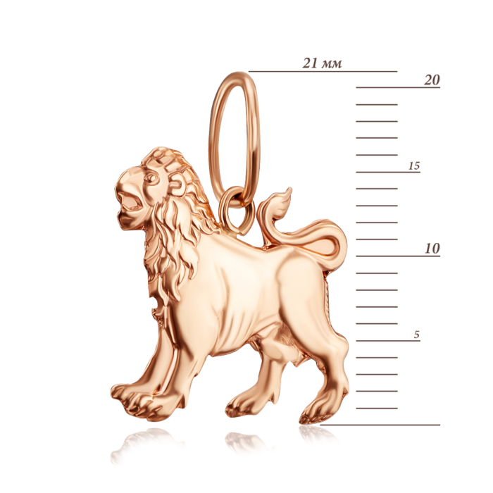 Золота підвіска Лев (30509-5/01/0 (30509/лв)