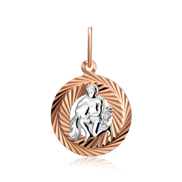 Золота підвіска "Водолій". Артикул 30511-11/01/3 (30511/вд)