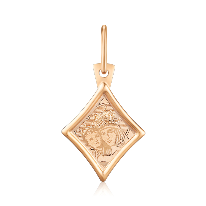 Золота підвіска-ладанка. Артикул 30535/10лгр