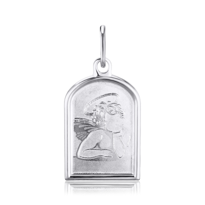 Серебряная подвеска-ладанка Ангел с30554/21лгр